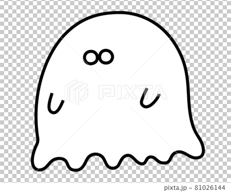 A simple illustration of a cute ghost. For Halloween etc. 81026144