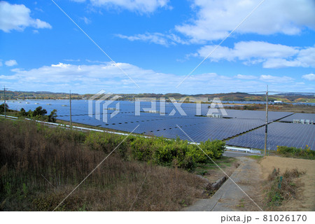 塩田跡地に造られた日本最大級のメガソーラー 岡山県瀬戸内市 塩田跡地に造られた日本最大級のメガソーラー 岡山県瀬戸内市 81026170