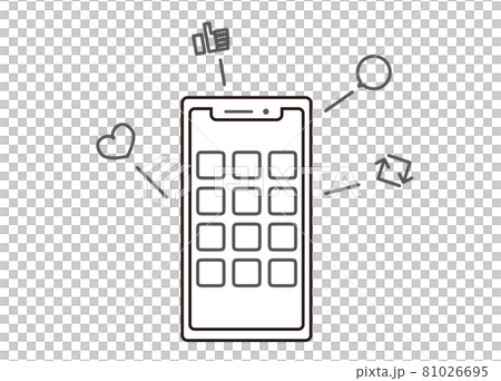 智能手機SNS反應圖 81026695