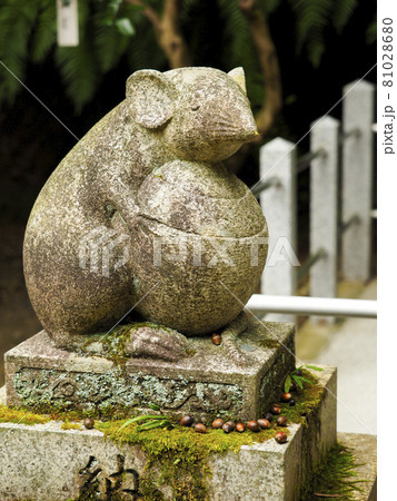 【京都市】大豊神社の狛鼠 【京都市】大豊神社の狛鼠 81028680
