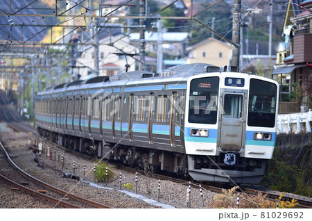 中央本線 四方津ー上野原 JR東日本 211系 N606編成(長野) 中央本線 四方津ー上野原 JR東日本 211系 N606編成(長野) 81029692