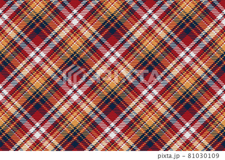 Seamless pattern of scottish tartan plaid. Repeatable background with check fabric texture. Vector backdrop striped textile print. 81030109