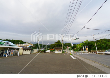 内房線佐貫町駅の風景 内房線佐貫町駅の風景 81031190