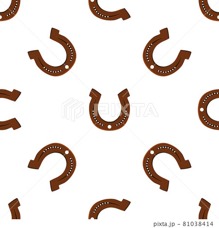 Illustration on theme Irish holiday St Patrick day, seamless horseshoes Illustration on theme Irish holiday St Patrick day, seamless horseshoes 81038414