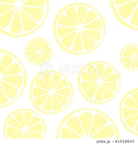 レモンの切り口の背景イラストのイラスト素材 レモンの切り口の背景イラストのイラスト素材
