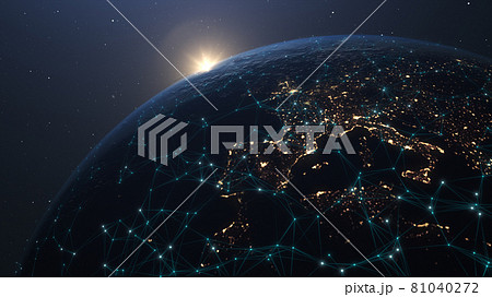 Global network concept. 81040272