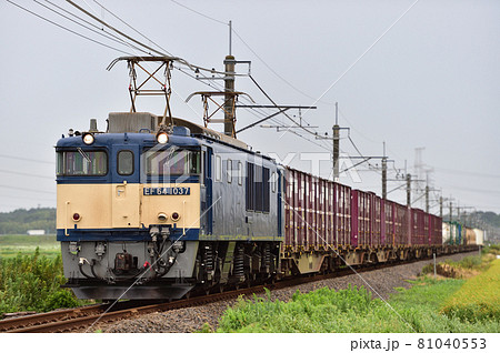 成田線 下総神崎-滑河 JR貨物 EF64-1037(愛知) 成田線 下総神崎-滑河 JR貨物 EF64-1037(愛知) 81040553