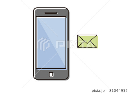 スマートフォンとメール 81044955