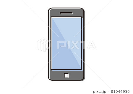 スマートフォンのイラスト 81044956