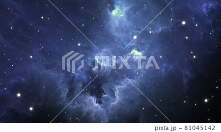 Stellar system and gas nebula. 81045142