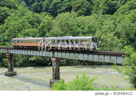 大糸線　夏の非電化区間 81046412