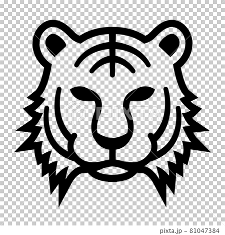 Tiger's face Tiger's face 81047384