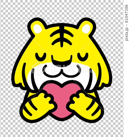Tiger with a heart Tiger with a heart 81047386
