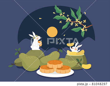Mid-Autumn Festival illustration 81048297