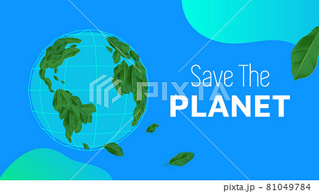 Celebrating earth day, leaves composition world map on globe with save the planet lettering Celebrating earth day, leaves composition world map on globe with save the planet lettering 81049784