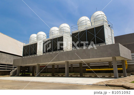 HVAC Air Chillers on Rooftop 81051092