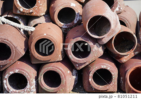 整列されたタコツボ 81051211