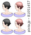 ヘアスタイル素材 81051457