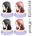 ヘアスタイル素材 81051458
