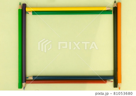 Color pencil background photography. Multi colored pencil pointing image backgrounds. Copy Space Color pencil background photography. Multi colored pencil pointing image backgrounds. Copy Space 81053680