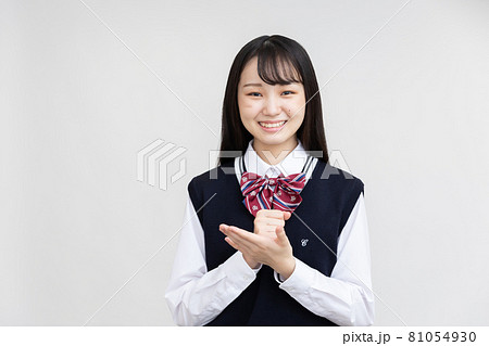 女子高生　受験生 81054930