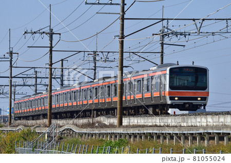 武蔵野線　東川口－南越谷　JR東日本　209系900番台　MU編成（京葉） 81055024