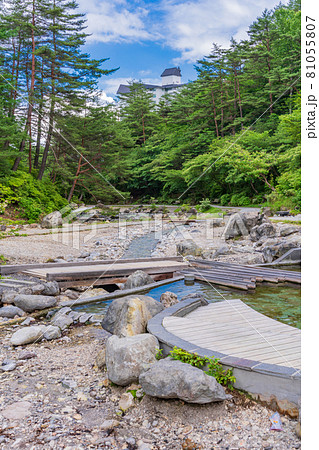 (群馬県)草津温泉・西の河原公園 足湯 (群馬県)草津温泉・西の河原公園 足湯 81055807