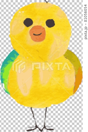 かわいいひよこのベクターイラストのイラスト素材