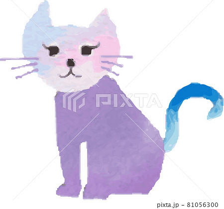 かわいい子猫のベクターイラスト かわいい子猫のベクターイラスト 81056300