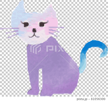 かわいい子猫のベクターイラスト かわいい子猫のベクターイラスト 81056300
