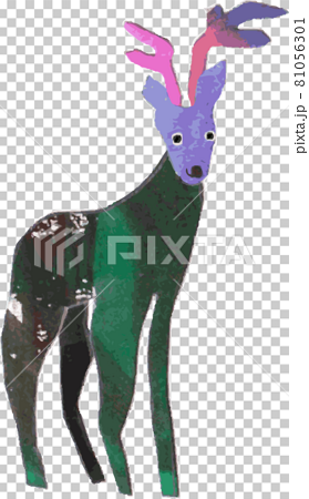 かわいい子鹿のベクターイラストのイラスト素材
