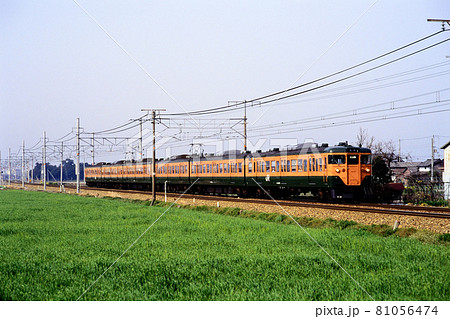 1998年　東海道本線を行く113系普通電車6両 81056474