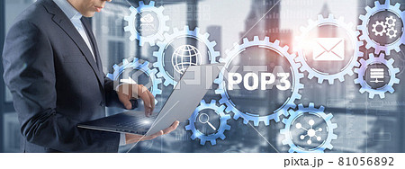 Pop3 Protocol. It Technology Internet concept Pop3 Protocol. It Technology Internet concept 81056892