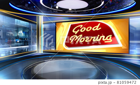 3D rendering background is perfect for any type of news or information presentation. The background features a stylish and clean layout  81059472
