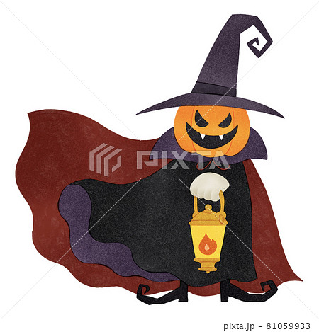 ジャックオーランタン ハロウィン手描きイラスト 81059933