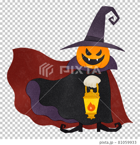 ジャックオーランタン ハロウィン手描きイラスト 81059933