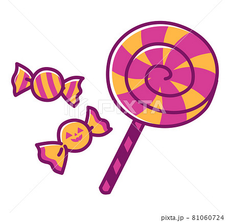 ハロウィン キャンディ イラスト素材のイラスト素材
