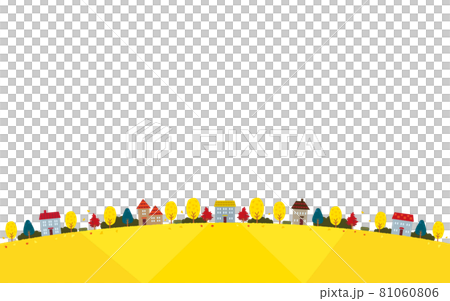 材料-可愛的房子（秋天的風景）2 Beku 81060806