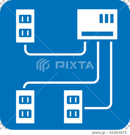 電気配線のピクトグラム 電気配線のピクトグラム 81063675