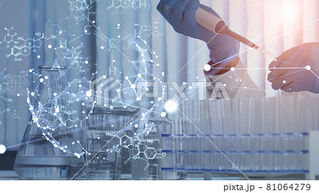 化学実験イメージ サイエンステクノロジー 化学実験イメージ サイエンステクノロジー 81064279