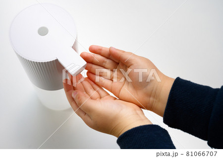手の消毒 81066707