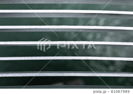 Gray textured metal urban wall for background 81067989