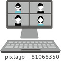 【パソコン】リモートワーク・シンプル 81068350