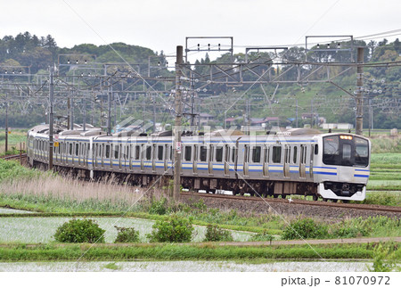 総武本線 佐倉-物井 JR東日本 E217系 Y-129編成(鎌倉) 総武本線 佐倉-物井 JR東日本 E217系 Y-129編成(鎌倉) 81070972