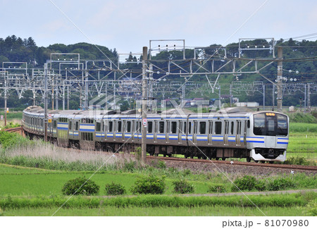 総武本線　佐倉－物井　JR東日本　E217系　Y-34編成（鎌倉） 81070980