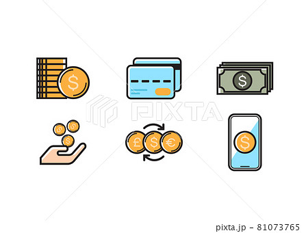 Money icons 81073765