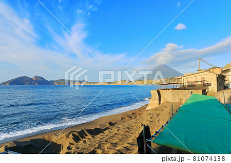 【鹿児島県】砂蒸し風呂と開聞岳 【鹿児島県】砂蒸し風呂と開聞岳 81074138