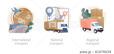 Global logistics abstract concept vector illustrations. Global logistics abstract concept vector illustrations. 81076039