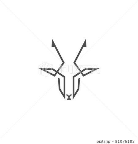 Goat icon logo vector design template 81076185