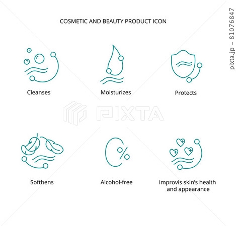 Beauty Product Face Cleansing Alcohol Free のイラスト素材